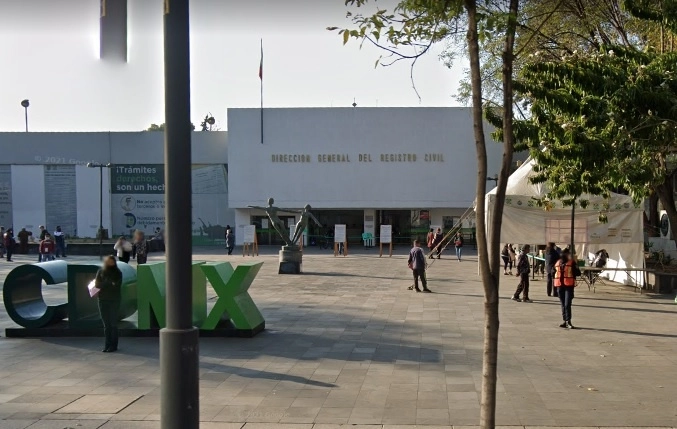 Oficinas del Registro Civil de Arcos de Belén, en la alcaldía Cuauhtémoc. Foto Tomada de Google Maps
