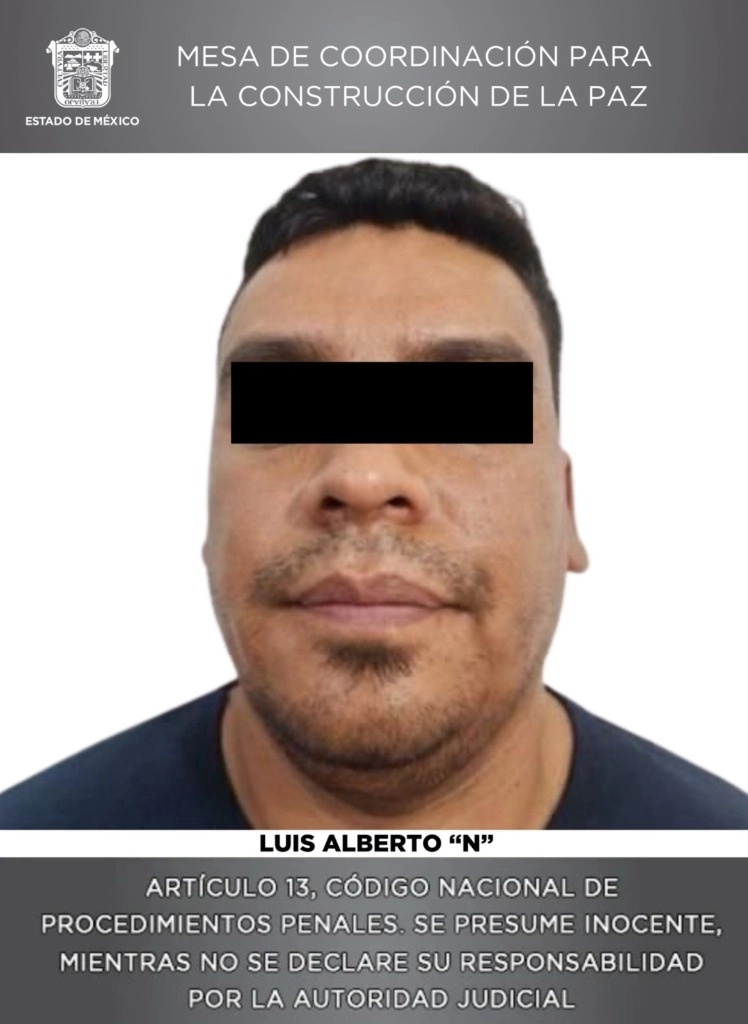 Luis Alberto “N” fue detenido por su probable intervención en el homicidio de un adolescente que fue baleado el pasado 28 de junio, cuando viajaba a bordo de un vehículo de carga junto con su padre sobre la autopista México-Pachuca. Imagen del 10 de julio de 2024. Foto ‘La Jornada’