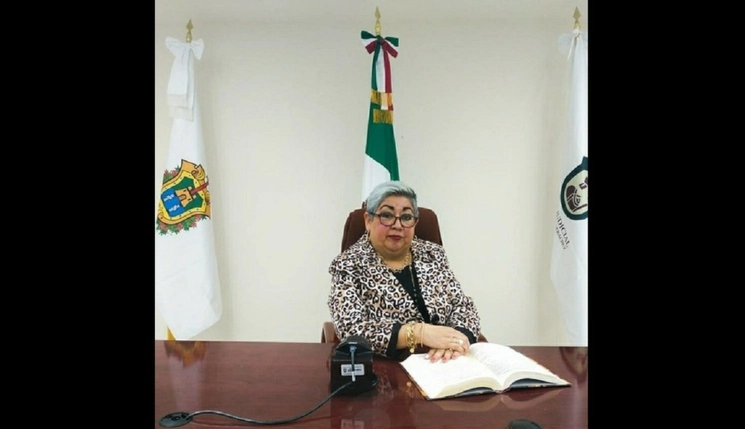 La jueza  Angélica Sánchez Hernández fue arrestada en un hotel de CDMX por elementos de la Guardia Nacional. Foto Tomada de su muro de Facebook