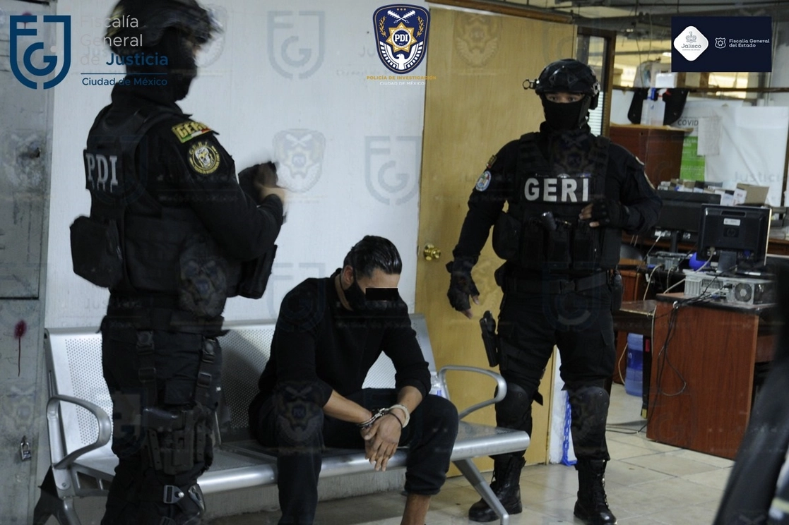 El empresario dueño del restaurante donde fue asesinado el ex gobernador de Jalisco, fue detenido en la Ciudad de México. Foto FGJCDMX