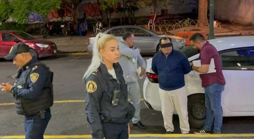 El sujeto fue detenido en la Ciudad de México. Foto 'La Jornada'  