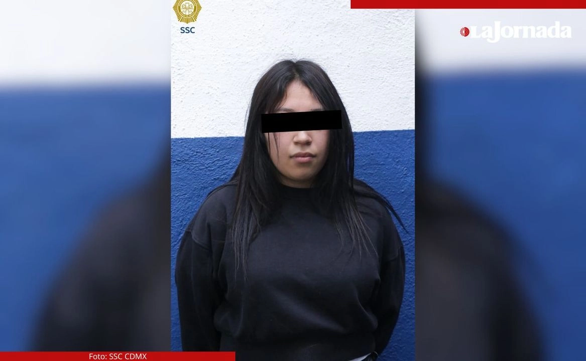 Heili Maureen Zamora alias 'La Sicaria', está relacionada con al menos tres asesinatos; fue detenida en calles de la alcaldía Cuauhtémoc. Foto 