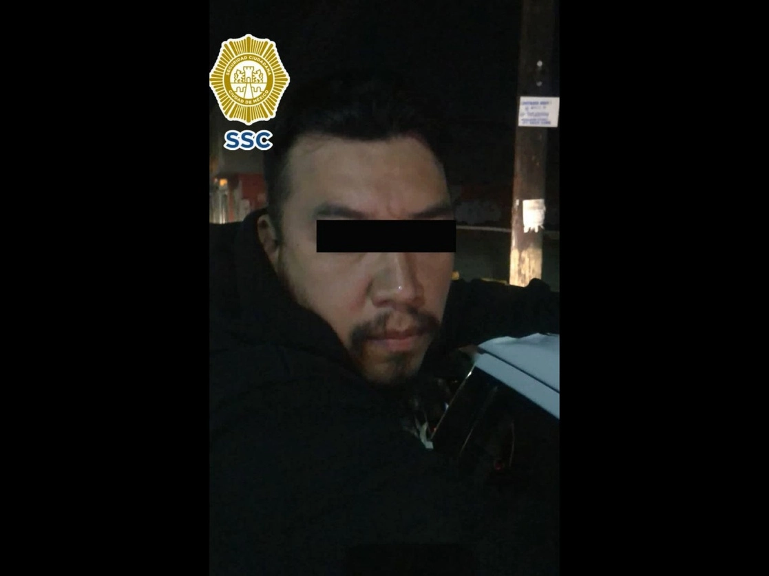 Lenin Canchola, acusado de secuestro en la Ciudad de México, entre otros delitos, fue detenido en Monterrey, el 1 de julio de 2022. Foto tomada del Twitter de @OHarfuch 