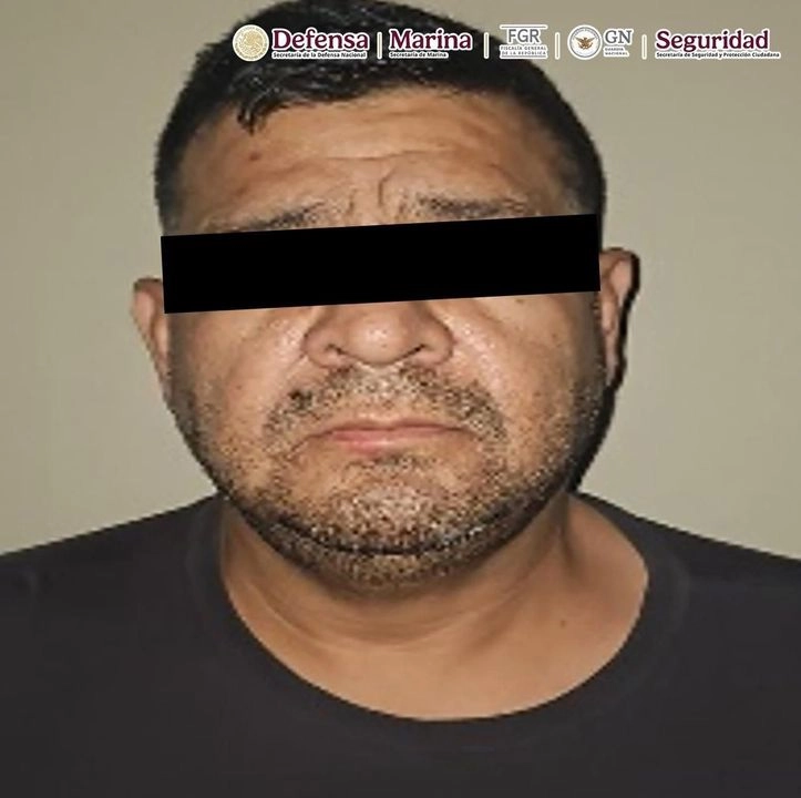 Máximo García, alias “Max”, identificado por el gabinete de seguridad como integrante del CJNG fue detenido en Nayarit. Foto 