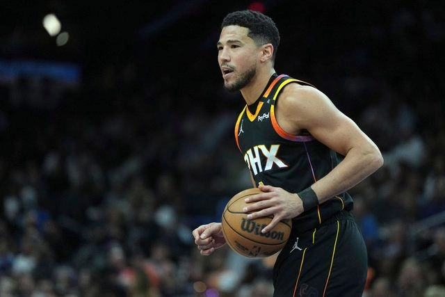 El escolta estrella de los Suns de Phoenix, Devin Booker en imagen de archivo. Foto 