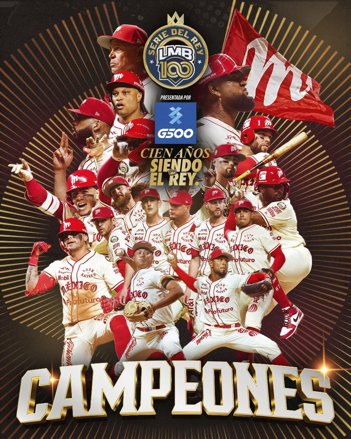 Diablos Rojos se convierten en bicampeones de la lMB. Foto