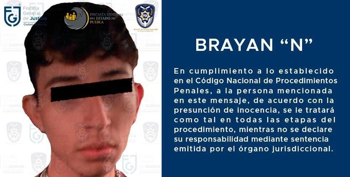 Brayan 'N', presunto feminicida de Patxy Ximena. Imagen FGJCDMX