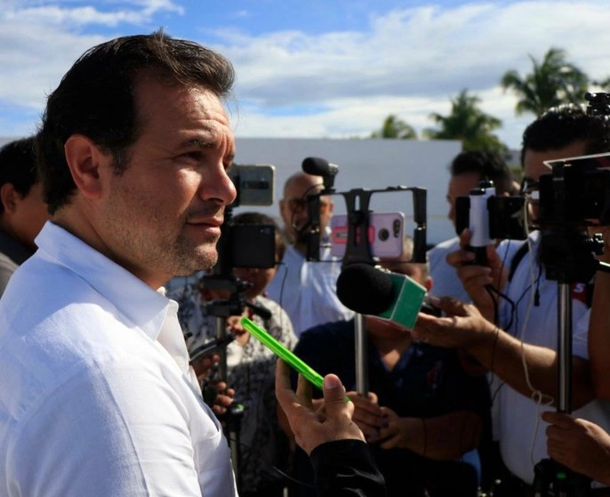 Pedro Joaquín Delbous, presidente municipal de Cozumel, Quintana Roo. Foto @PedroJoaquinD

