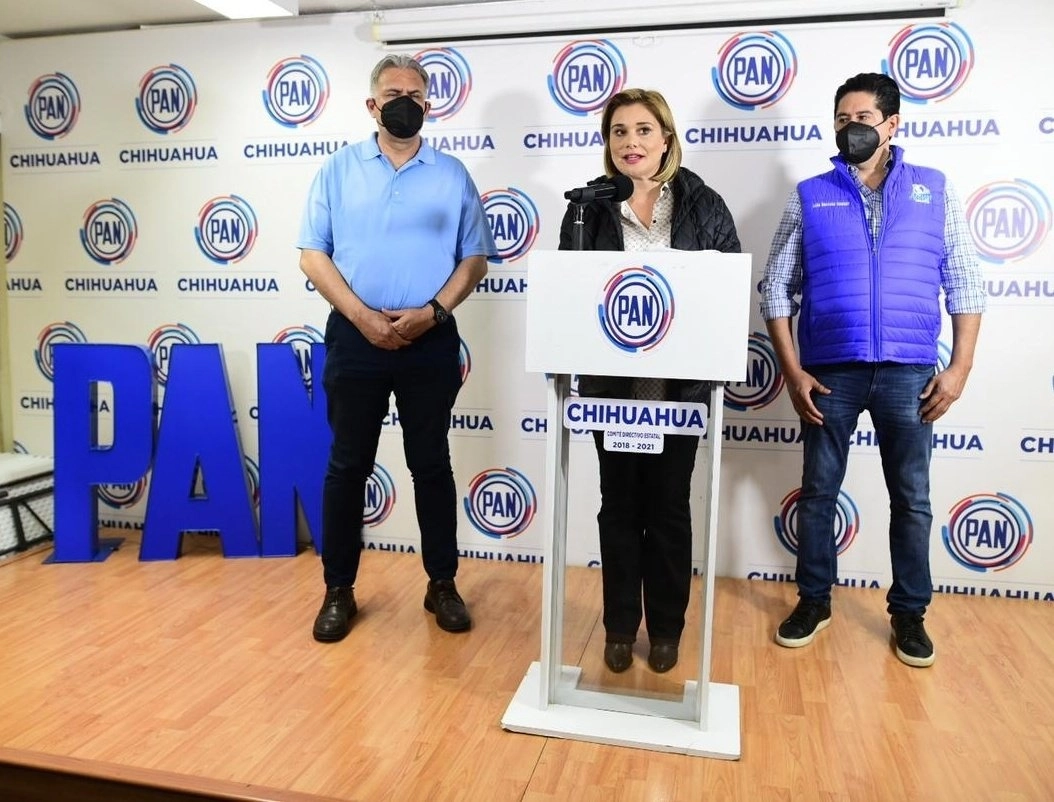 María Eugenia Campos Galván, candidata del PAN a la gubernatura de Chihuahua. Foto Tomada del Twitter @MaruCampos_G
