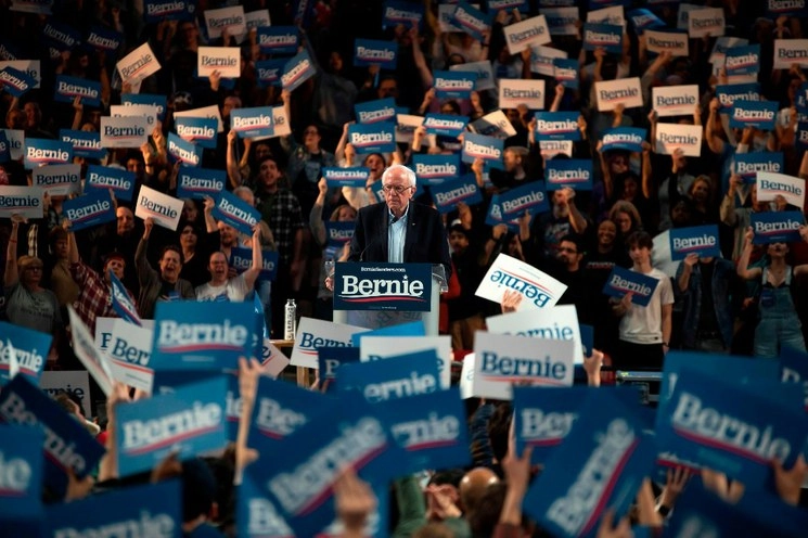 El candidato a la presidencia de Estados Unidos, Bernie Sanders, se ha pronunciado a favor del socialismo. Foto Afp