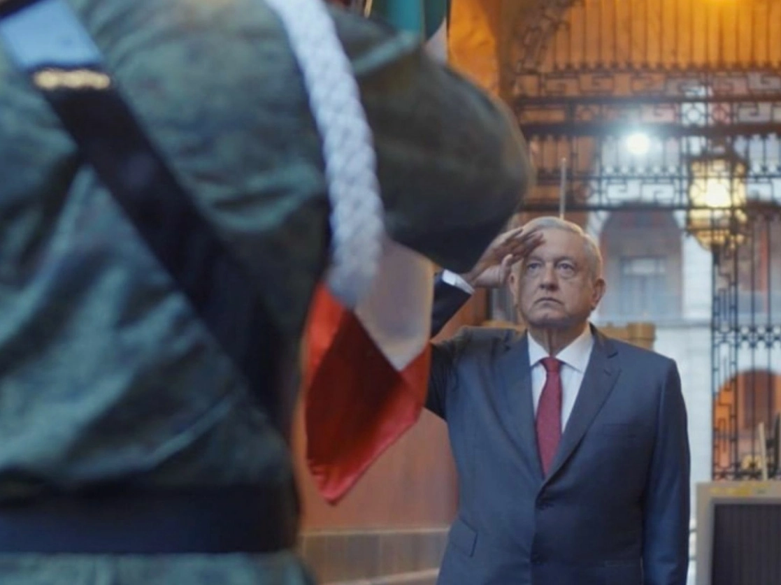 El video de 50 segundos lleva de título "La Cuarta Transformación significa solidaridad, empatía y fraternidad", el 8 de febrero de 2021. Imagen tomada del video difundido a través del Instagram de @lopezobrador 