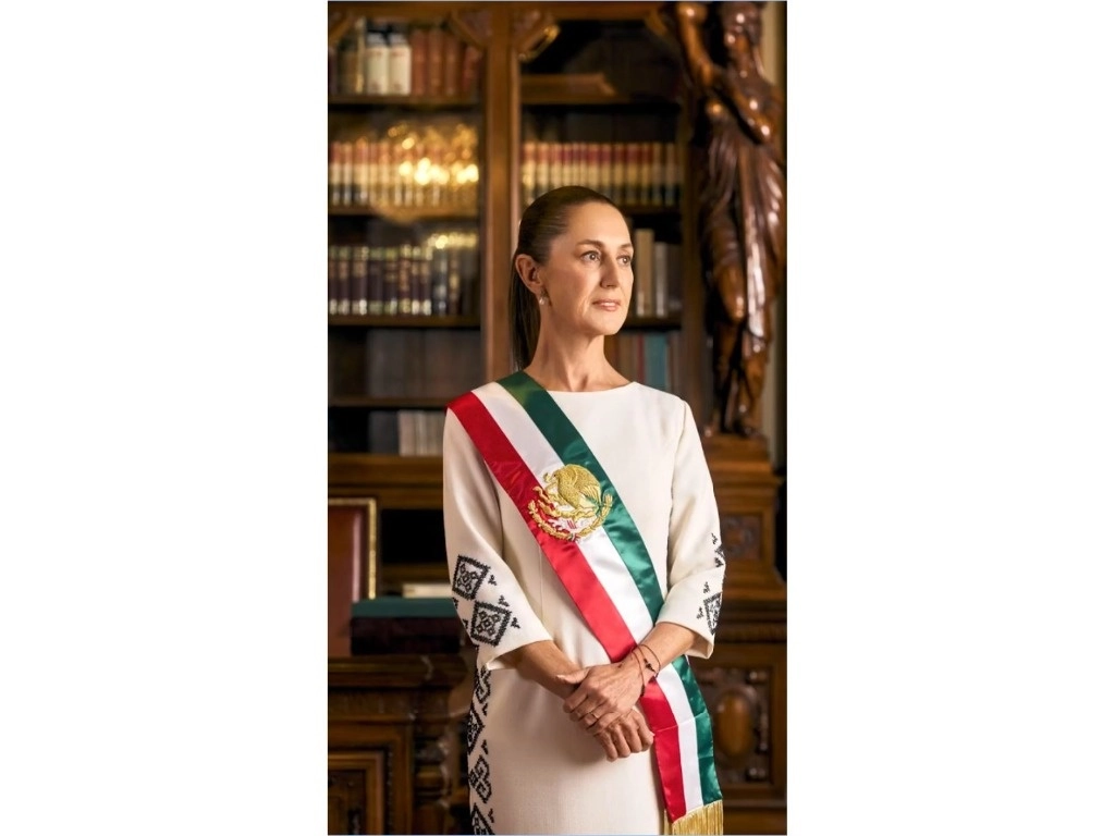 Imagen tomada del video difundida por las redes sociales de la presidenta Claudia Sheinbaum

