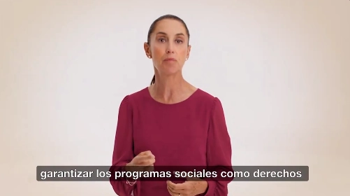 Sheinbaum recuerda además que en la Cámara de Diputados, el PAN votó en contra de los apoyos sociales. Foto X @Claudiashein
