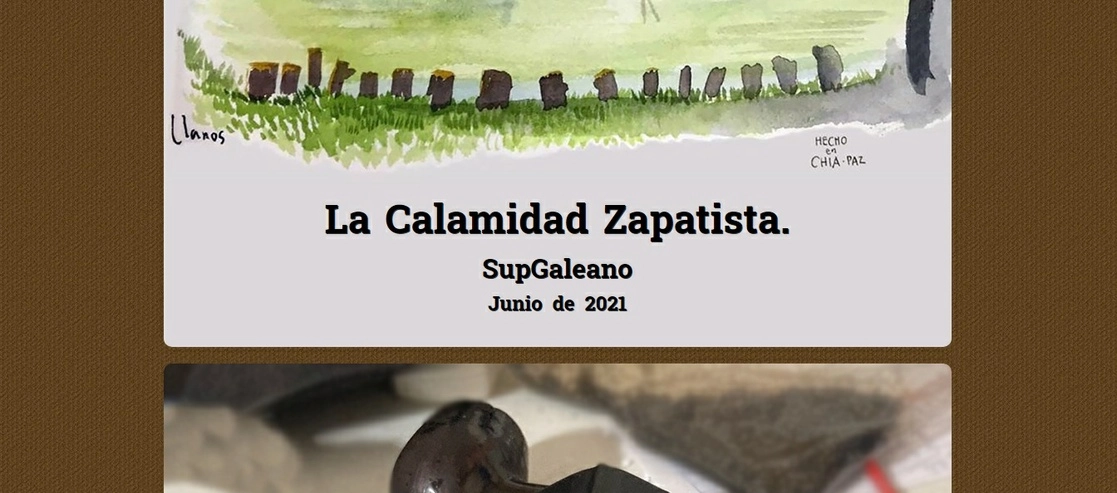 La publicación se difundió en el sitio web  enlacezapatista.ezln.org.mx