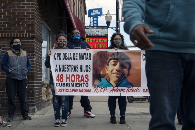 Adam Toledo, de 13 años de edad fue asesinado por un policía de Chicago el pasado 29 de marzo. Foto Ap 