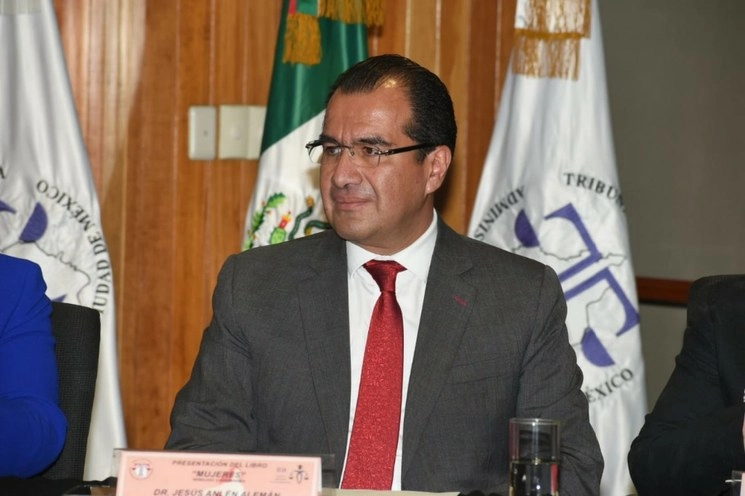 Jesús Anlén Alemán, presidente del Tribunal de Justicia Administrativa de la Ciudad de México. Foto del TJA