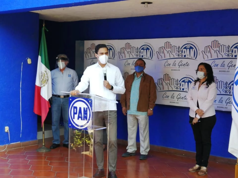 Juan Carlos Martínez Terrazas, dirigente del PAN en Morelos. Foto tomada del sitio https://www.facebook.com/Juan-Carlos-Mart%C3%ADnez-Terrazas-610145592497621 / Archivo