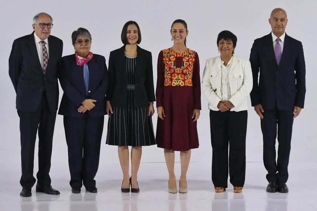El jueves pasado, la virtual presidenta electa, Claudia Sheinbaum, anunció a cinco integrantes más de su gabinete. Hasta el momento son 11 los nombres de su equipo que han sido dados a conocer. Foto Marco Peláez 