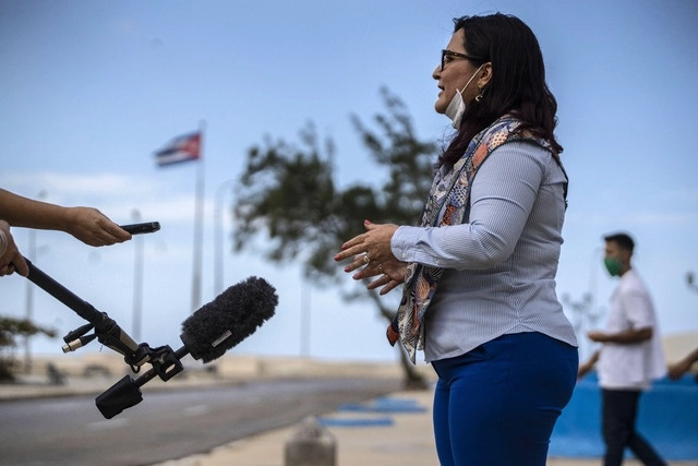 Johana Tablada, Subdirectora de la división de EU del Ministerio de Relaciones Exteriores de Cuba. Foto Ap