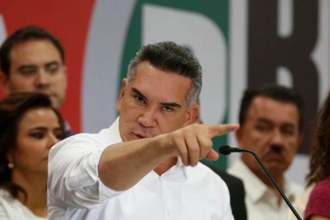 El presidente nacional del PRI, Alejandro Moreno. Foto José Antonio López / archivo 