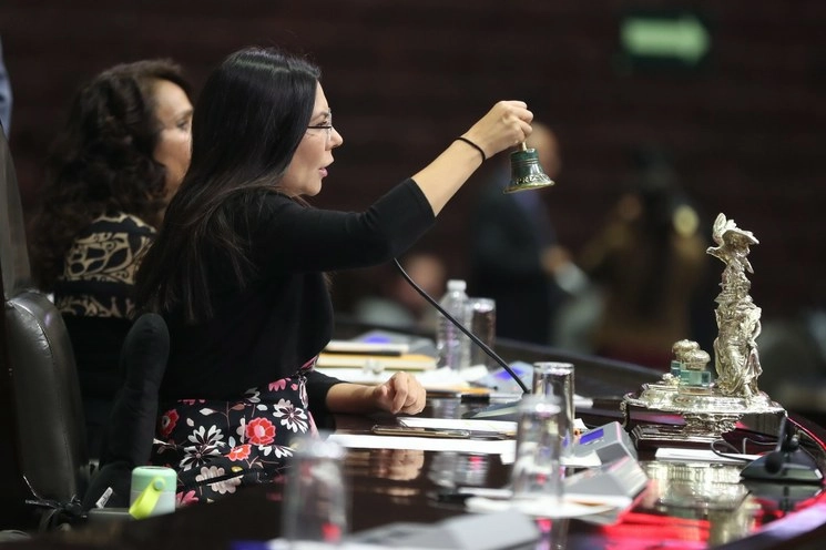 Laura Rojas, presidenta de la Mesa Directiva de la Cámara de Diputados. Foto LA JORNADA/José Antonio López