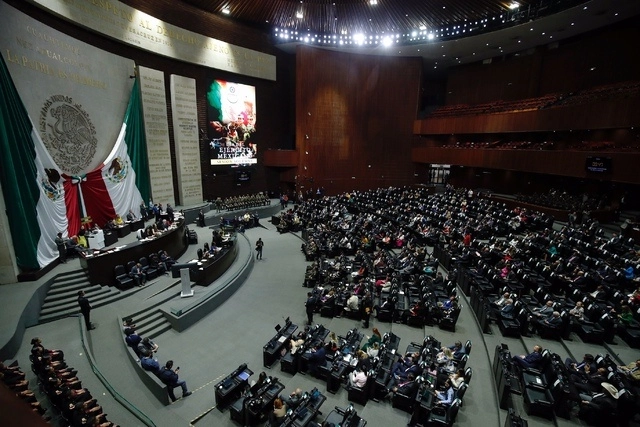 Perspectiva de la sala de sesiones de la Cámara de Diputados en imagen de archivo. Foto Cristina Rodríguez