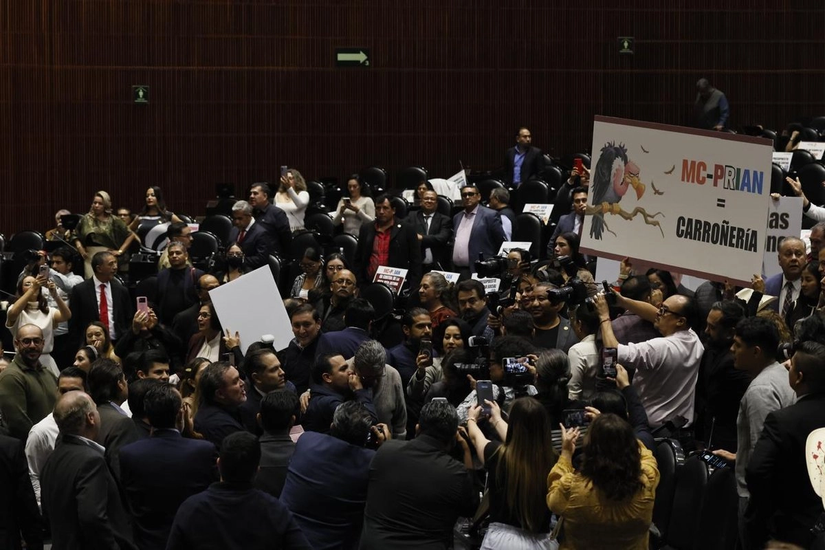Aspectos del debate en la Cámara de Diputados sobre el PEF para 2026. Foto