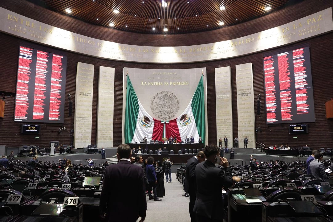 Sala de sesiones de la Cámara de Diputados este 24 de junio de 2025. Foto