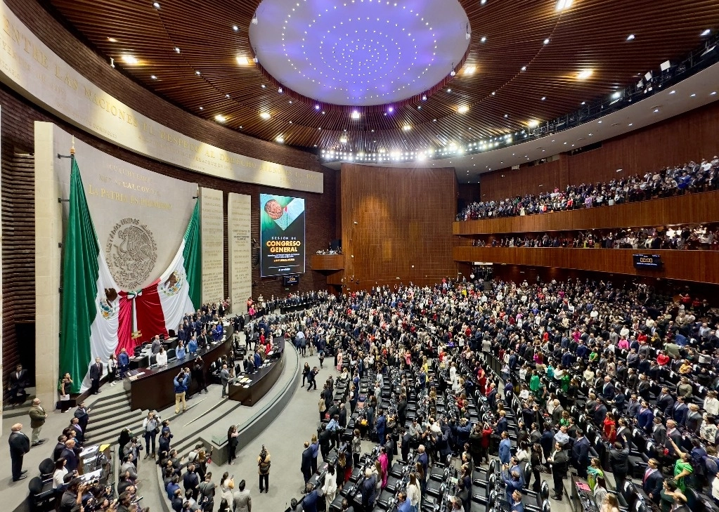 Sala de sesiones de la Cámara de Diputados en imagen de archivo. Foto Roberto García