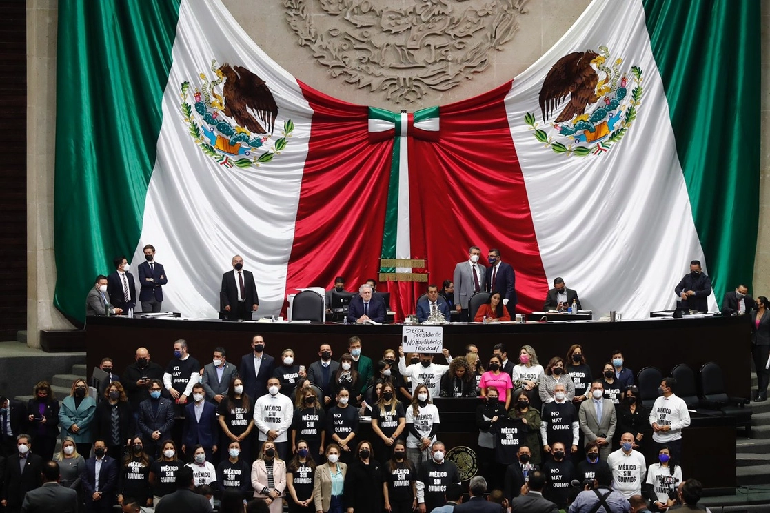 Diputados durante la sesión de este 15 de febrero de 2022. Foto Cristina Rodríguez