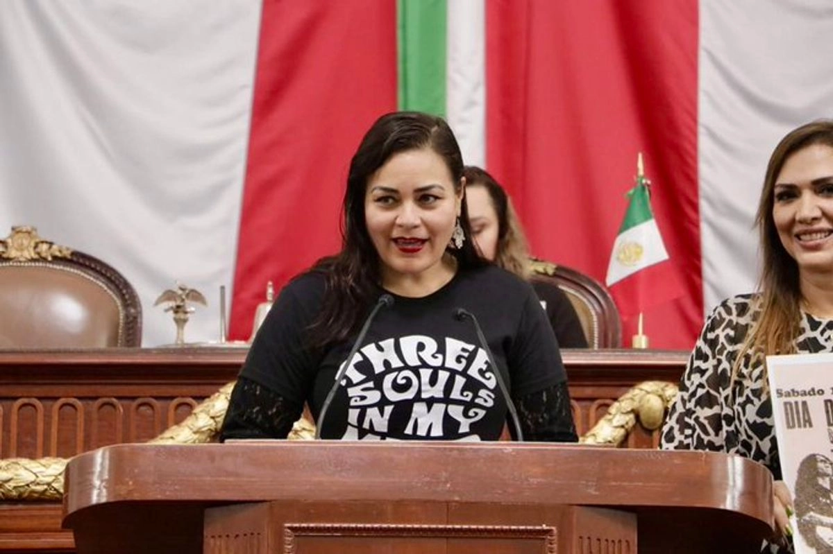 La diputada Elizabeth Mateos, de Morena, propuso declarar el 11 de septiembre de cada año como “Día del Rocanrol Mexicano”. Foto