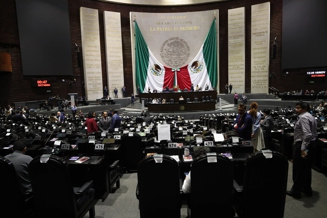 Sala de sesiones de la Cámara de Diputados en imagen de archivo. Foto Yazmín Ortega