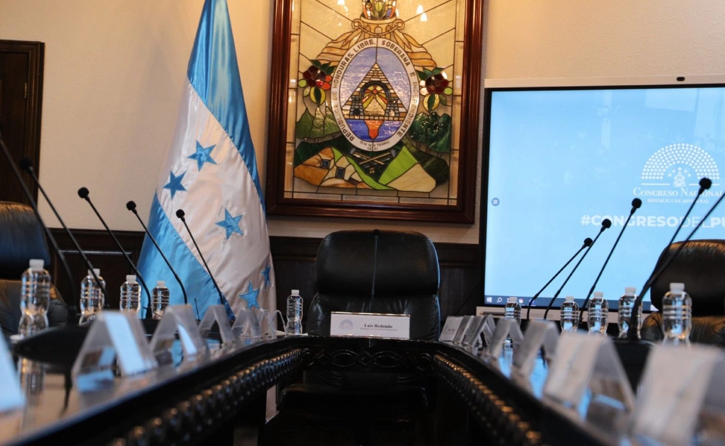 Sala de sesiones del Congreso hondureño. Foto tomada de redes sociales