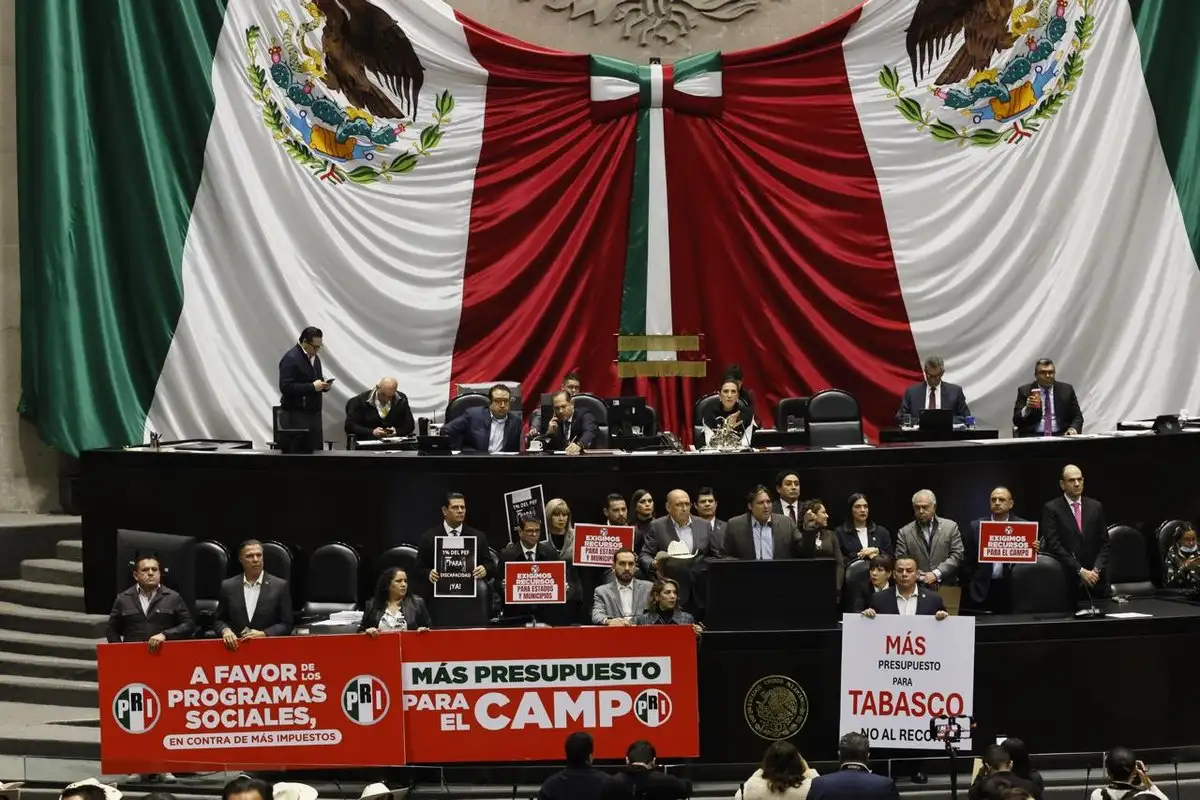 Sesión en la Cámara de Diputados, en la Ciudad de México, el 5 de noviembre de 2025. 