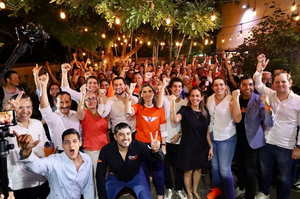 El nombramiento de Margarita Moreno como candidata a la alcaldía de Colima, provocó la renuncia de diputado locales. Foto Facebook Movimiento Ciudadano