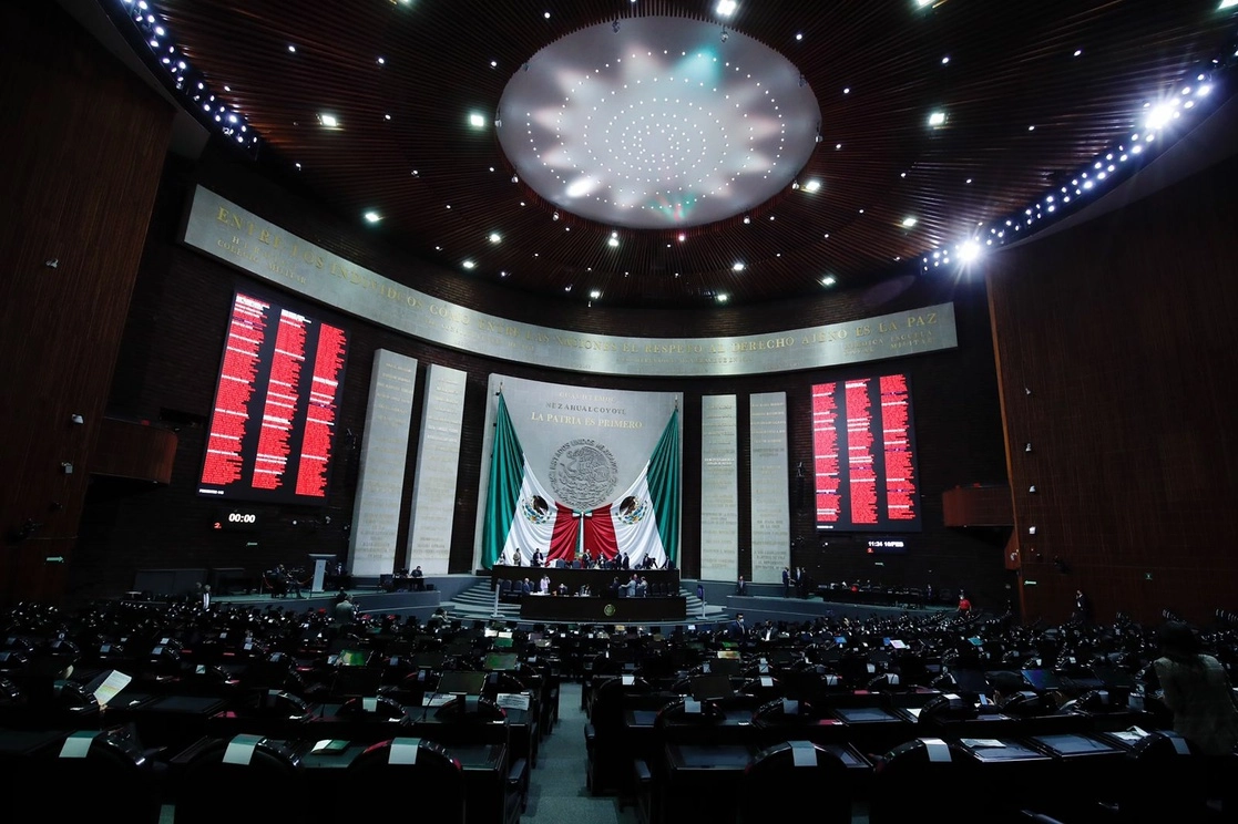 Sala de sesiones de la Cámara de Diputados. Foto Cristina Rodríguez