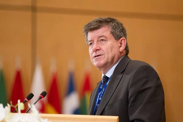 El director general de la Organización Internacional del Trabajo, Guy Ryder, destacó la develación de nuevas oficinas para México y Cuba. Foto tomada del sitio de https://www.facebook.com/ryder.ilo / Archivo