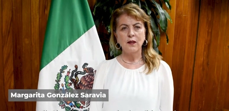 Margarita González Saravia en imagen tomada de su cuenta de twitter.