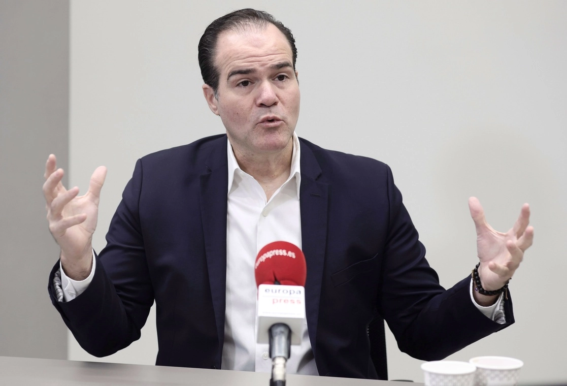 El presidente del Banco Interamericano de Desarrollo (BID), Mauricio Claver-Carone, en entrevista en noviembre de 2021. Foto Europa Press