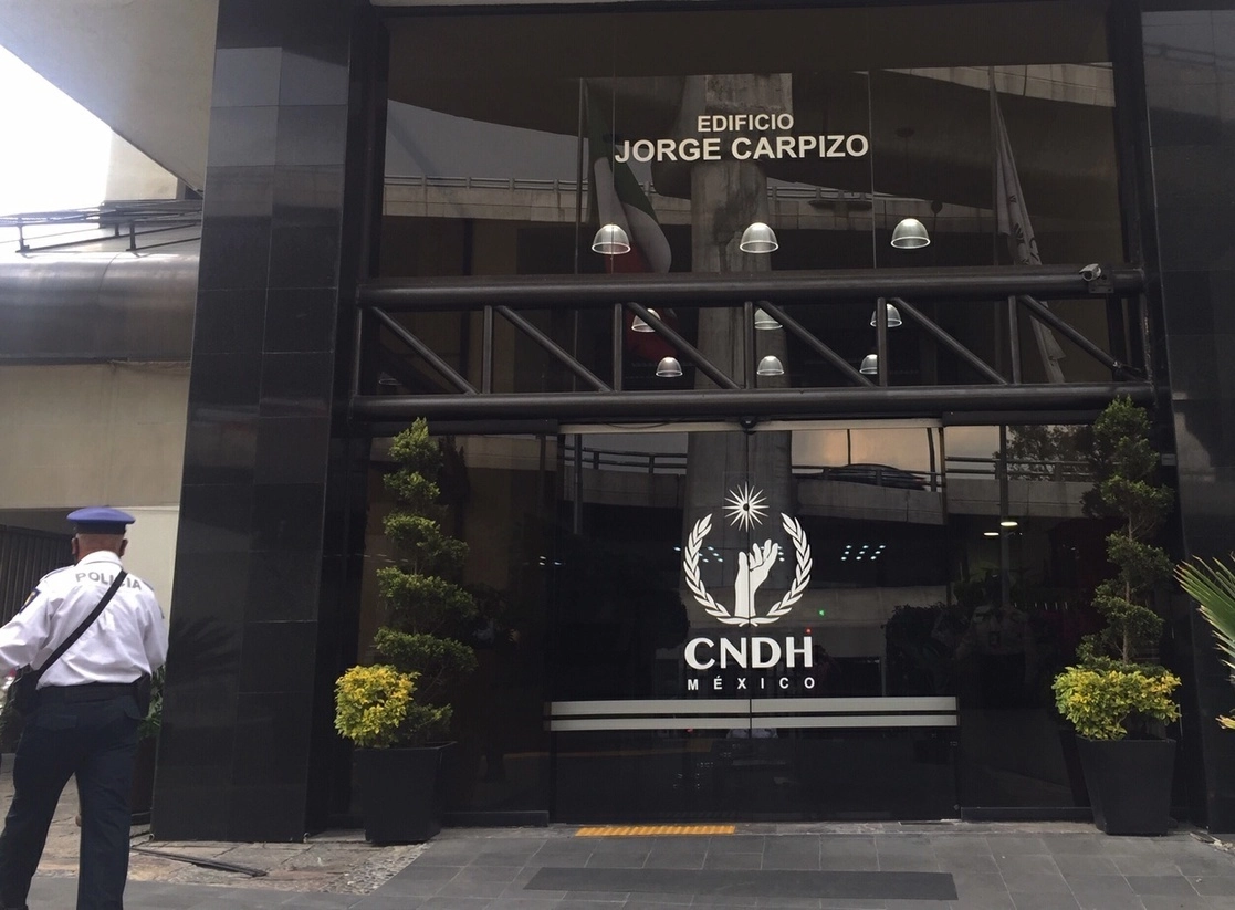 Oficinas centrales de la CNDH en la Ciudad de México. Foto Guillermo Sologuren / Archivo
