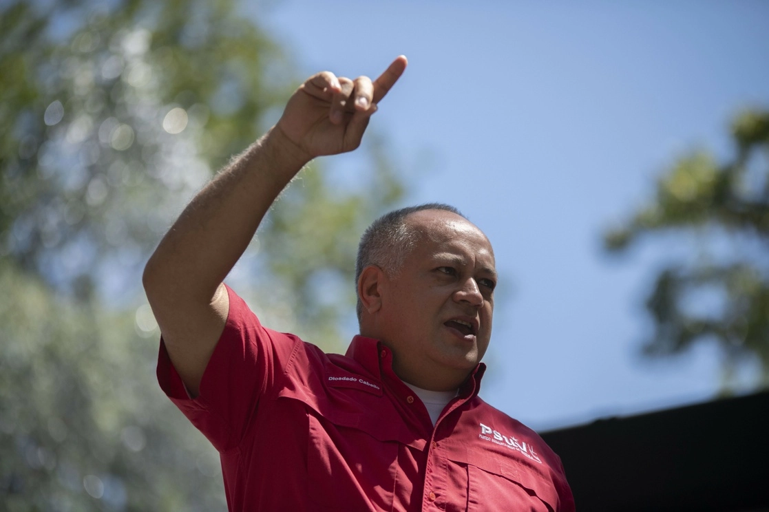 "Ese informe estaba hecho desde el primer día", afirmó Cabello, crítico a la visita de la misión, tras décadas de ausencia. Foto Xinhua 