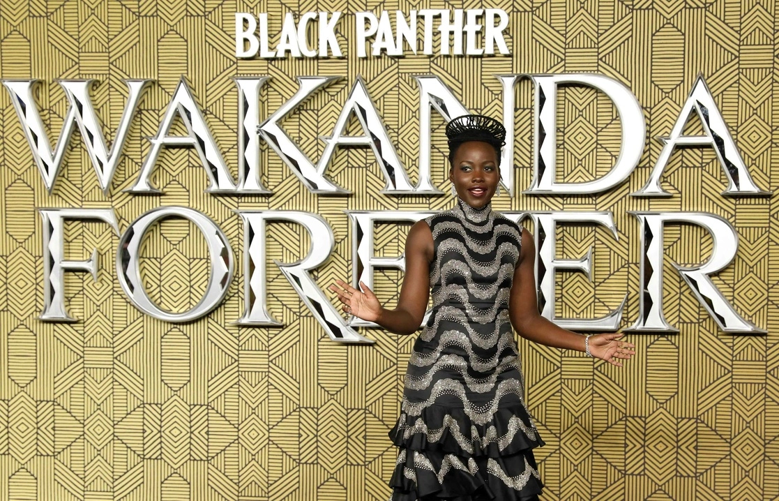 La película, a estrenarse el 11 de noviembre en las grandes salas de cine, es la continuidad del filme Black Panther, exhibido por primera vez en 2018. Foto Afp

