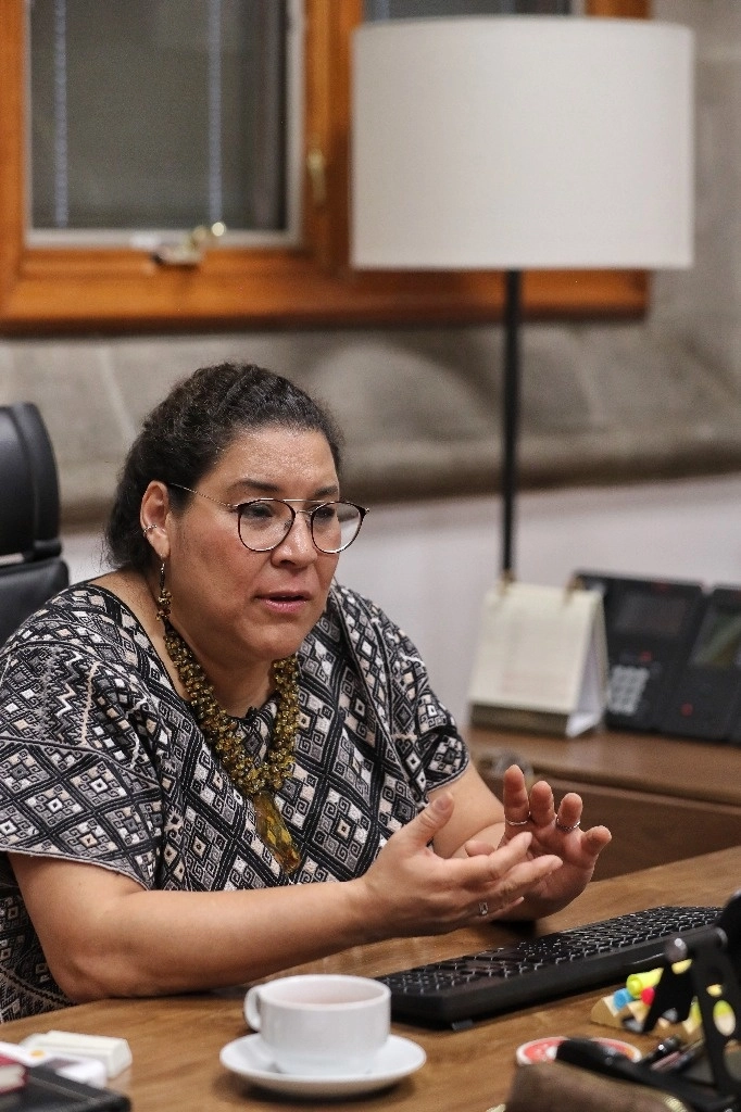 La ministra Lenia Batres. Foto Marco Peláez / archivo 