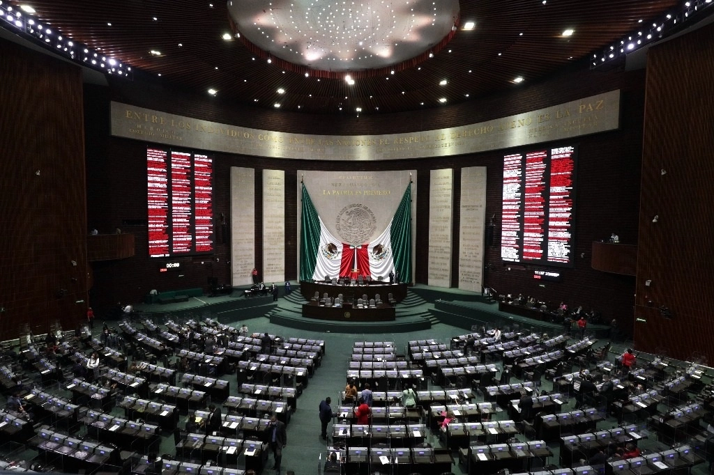 Salón de plenos de la Cámara de Diputados. Foto Roberto García Ortiz / archivo