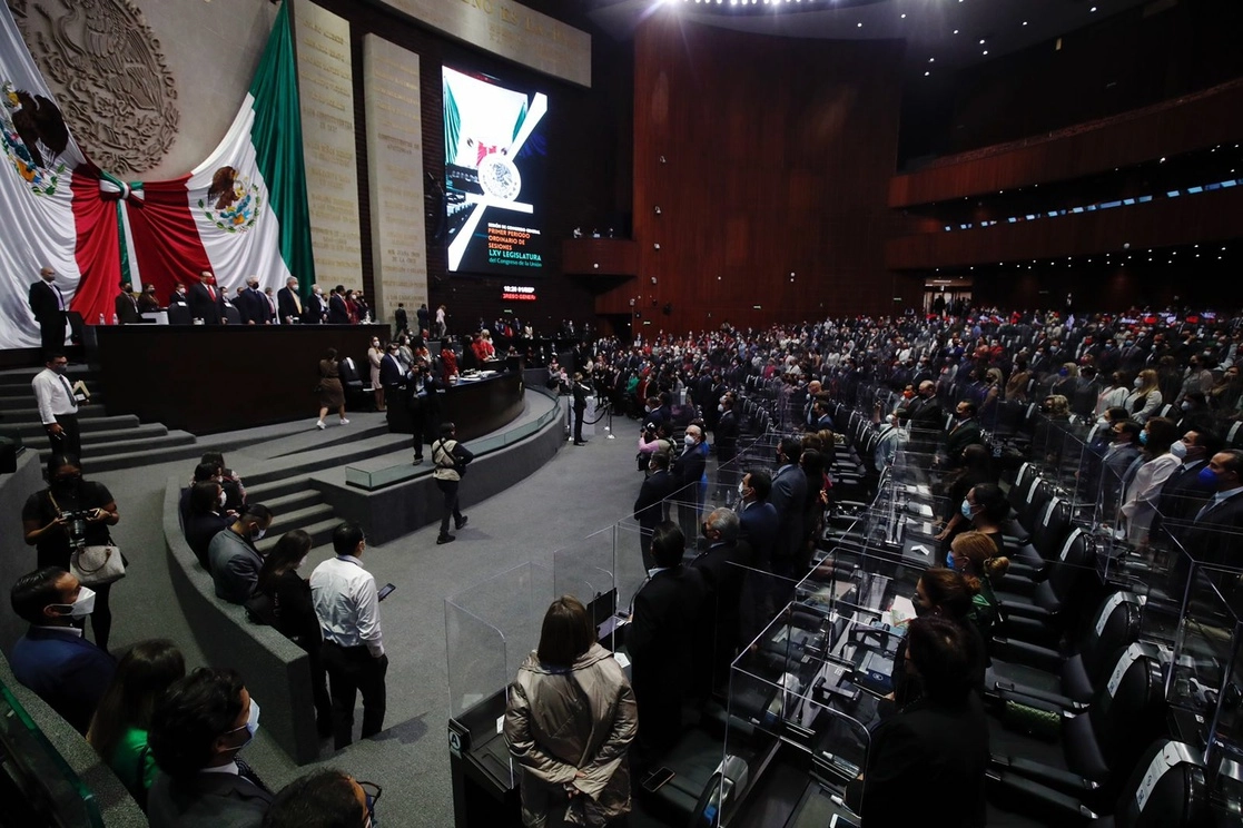 Sala de Sesiones de la Cámara de Diputados este 01 de septiembre de 2021. Foto Cristina Rodríguez