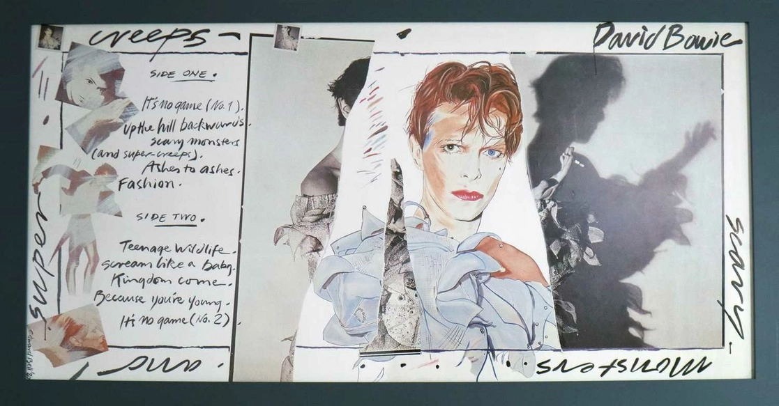 Halls Fine Art de Shrewsbury realizará la subasta "Colección David Bowie del artista Edward Bell" que arrancará el próximo viernes y se extenderá hasta el 1 de agosto. Foto tomada de fineart.hallsgb.com