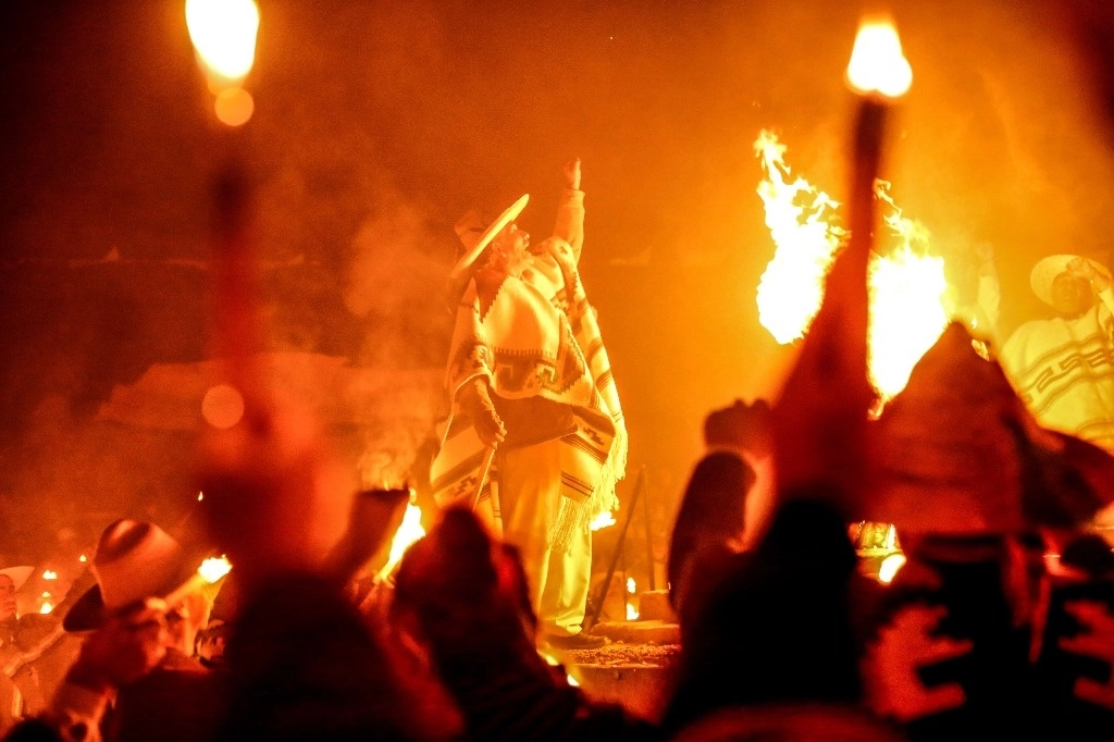 Celebración del Nuevo Año Purépecha en Michoacán. Foto Cuartoscuro