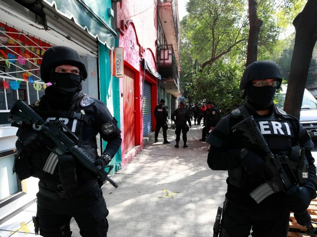 Elementos del Grupo Especial de Reacción e Intervención (GERI)en imagen de archivo. Foto Alfredo Domínguez