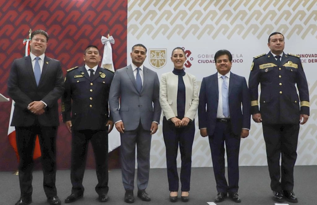 El secretario de Seguridad Ciudadana Omar García Harfuch, informó que se busca que el sector Cuautepec sea modelo a seguir para otras zonas conflictivas de la CDMX, el 27 de septiembre de 2022. Foto cortesía Gobierno de la Ciudad de México