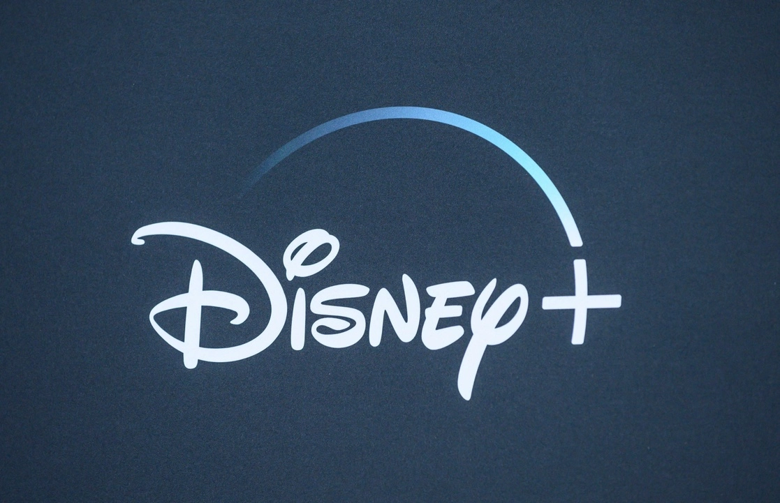 En esta imagen de archivo, el logotipo de Disney+, durante el estreno mundial de ‘The Mandalorian’. Foto Afp